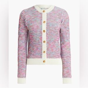 J. Crew Pink and Blue Cardigan